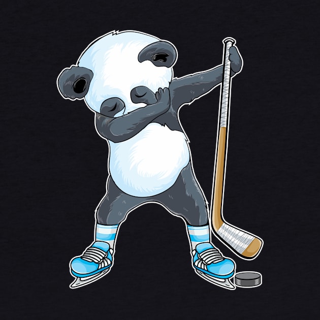 Dabbing panda Ice Hockey panda Kids Boys funny ice Hockey by UNXart